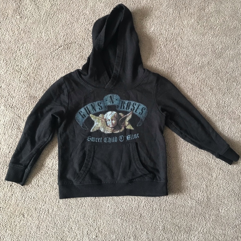 Guns and roses hooded sweatshirt size 2T